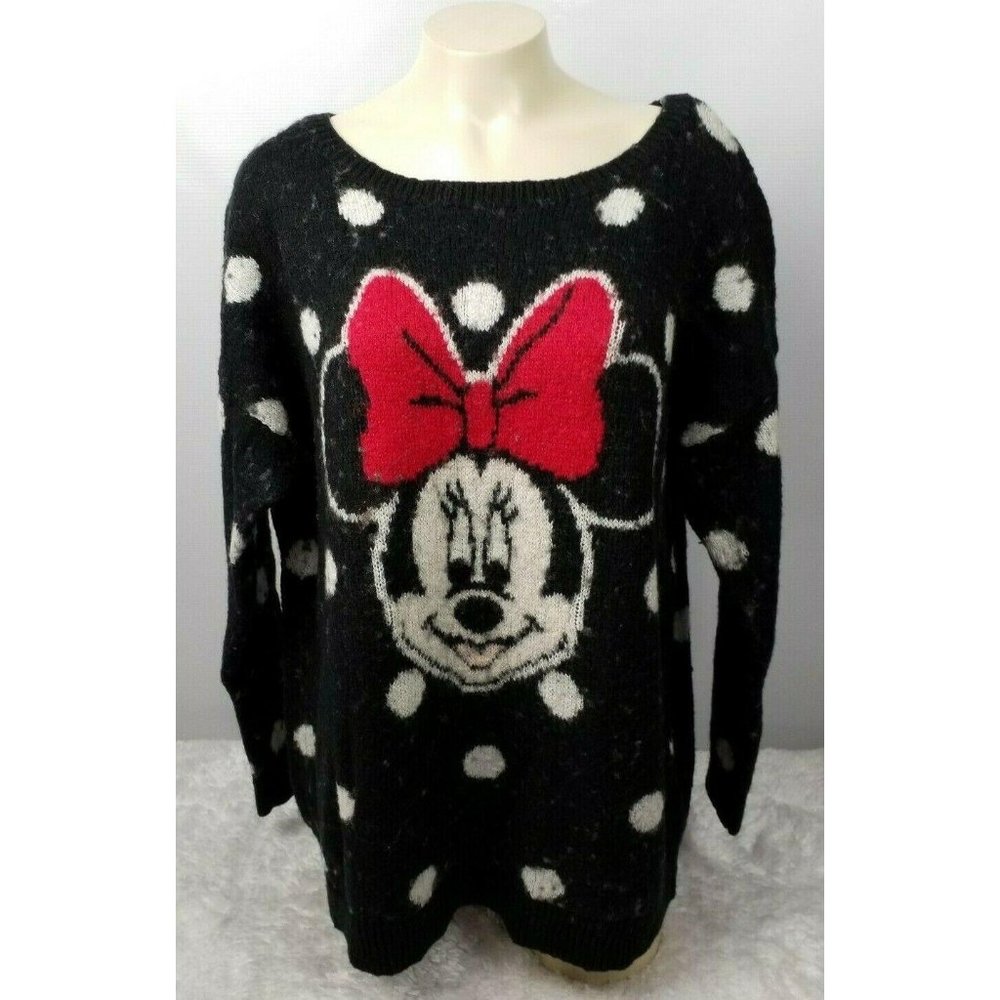 Disney's Minnie Mouse Sweater Women Size Large